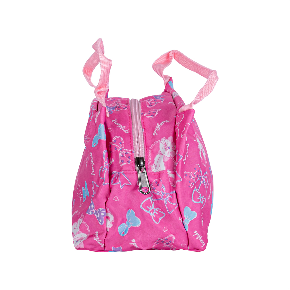 Foto 4 pulgar | Kit Escolar Mochila Lonchera Lapicera Diseño de Gato Rosa