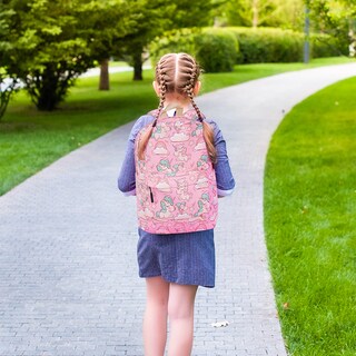 Foto 8 | Kit Escolar Coquette Mochila Lonchera Lapicera Unicornio Rosa