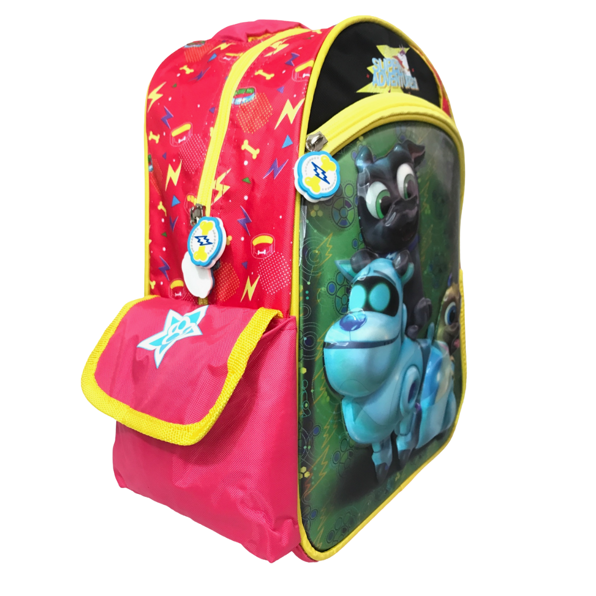 Foto 4 pulgar | Mochila Infantil Super Adventures Rosa