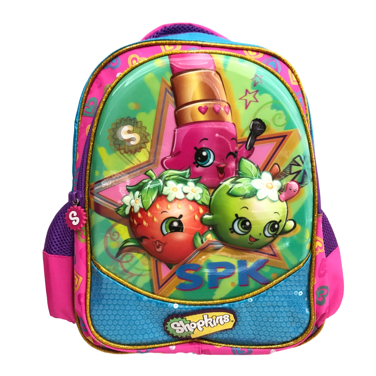 Foto 2 pulgar | Mochila Infantil Preescolar 3d Shopkins Atm Azul