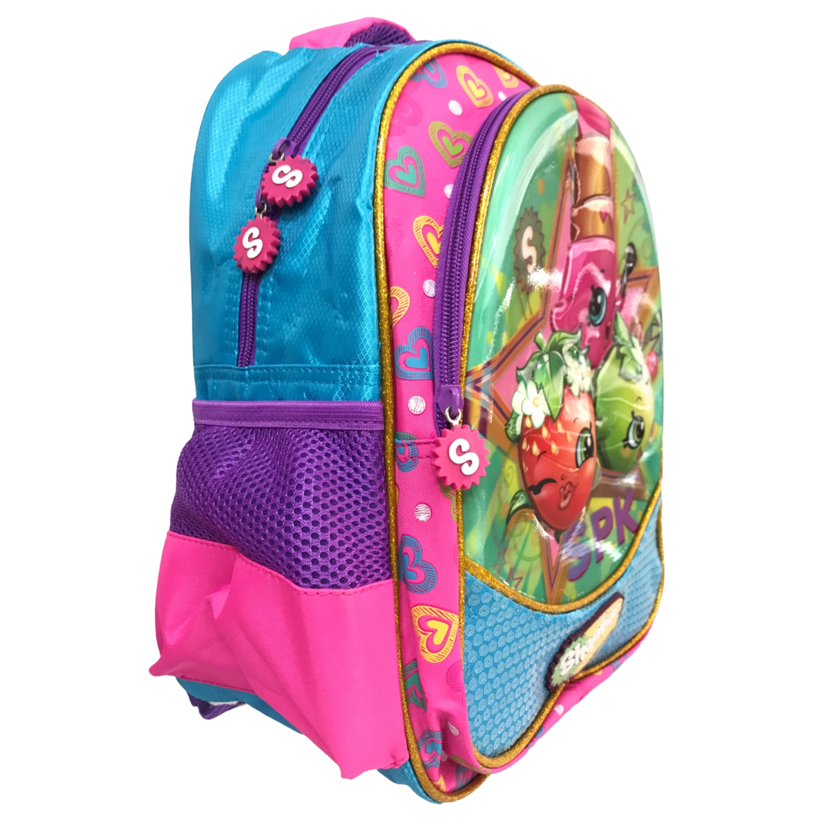 Foto 4 pulgar | Mochila Infantil Preescolar 3d Shopkins Atm Azul