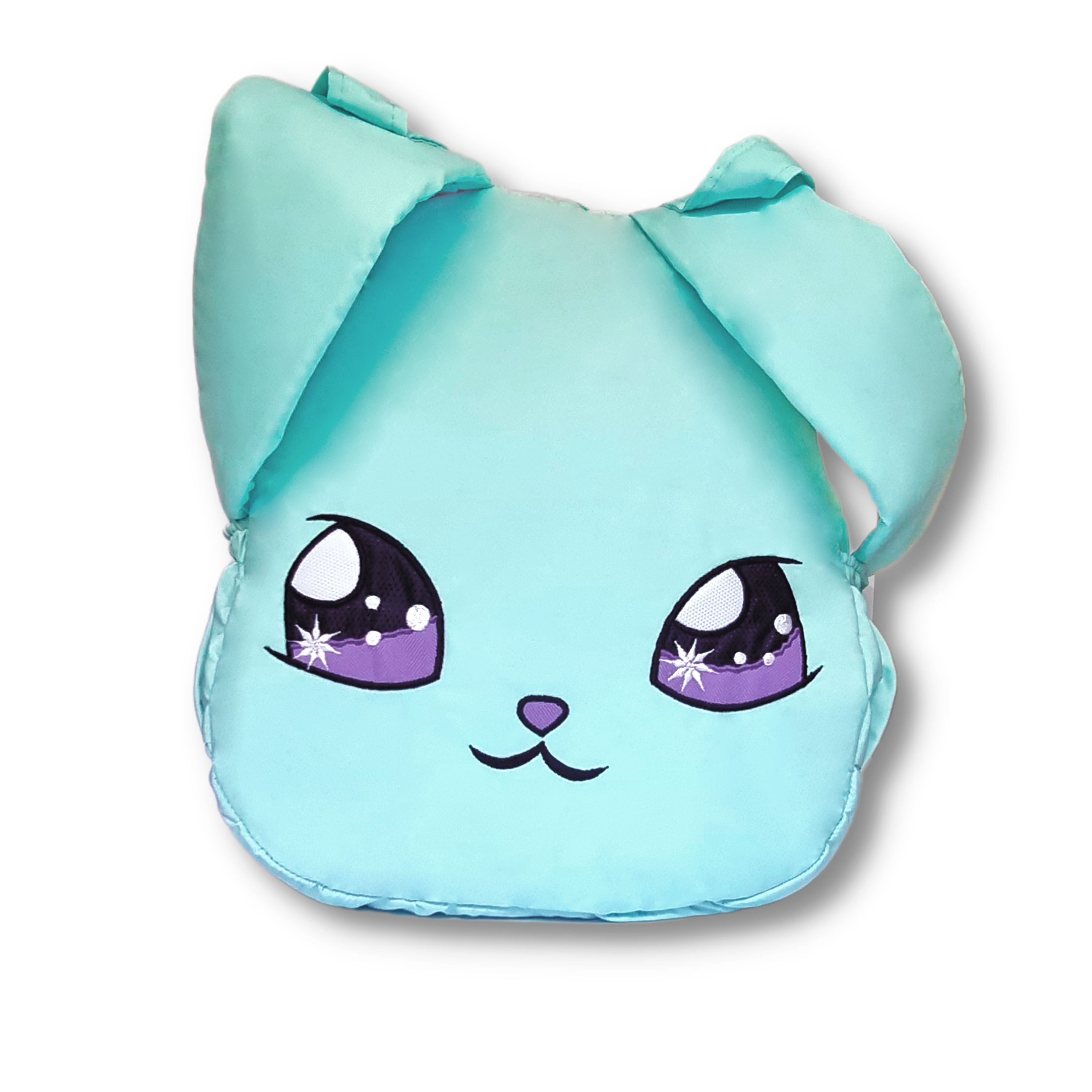 Foto 2 pulgar | Mochila Bolso Con Forma Conejo Kawaii - Grande Porta Laptop Con Monedero De Peluche Y Correas Ajustables