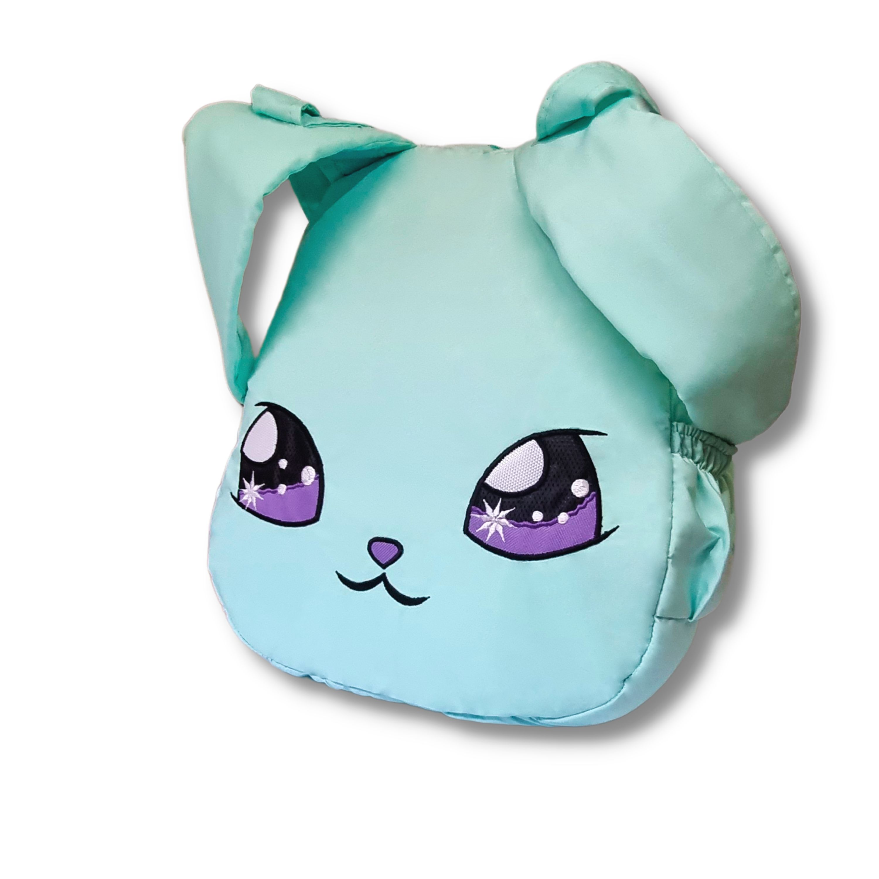 Foto 3 pulgar | Mochila Bolso Con Forma Conejo Kawaii - Grande Porta Laptop Con Monedero De Peluche Y Correas Ajustables