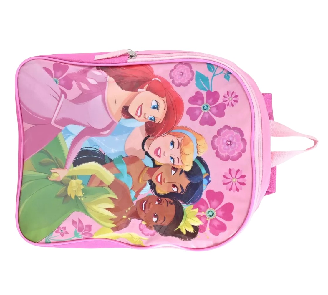Foto 3 pulgar | Mochila Escolar Preescolar Correas Ajustables Princessas Color Rosa