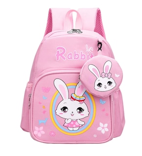 Foto 1 | Mochila Escolar Nubily color Rosa 20 L Conejo