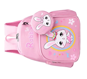 Foto 3 | Mochila Escolar Nubily color Rosa 20 L Conejo