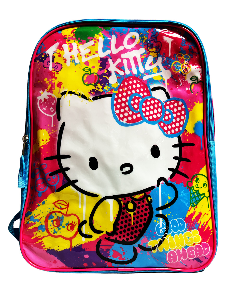 Foto 2 pulgar | Mochila Hello Kitty Multicolor para Niña