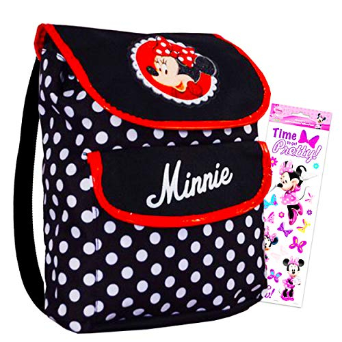 Foto 2 pulgar | Mochila Disney Minnie Mouse Puntos con Pegatinas del Álbum de Mickey - Venta Internacional