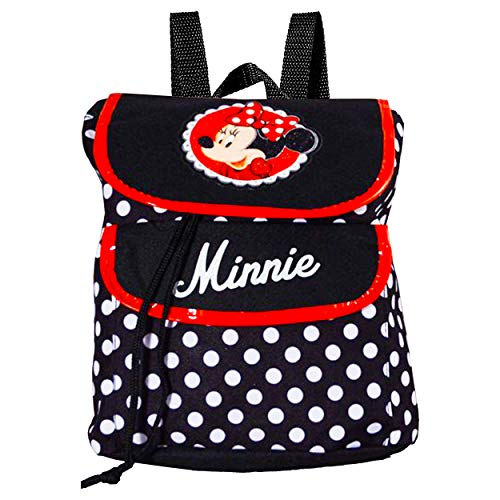 Foto 3 pulgar | Mochila Disney Minnie Mouse Puntos con Pegatinas del Álbum de Mickey - Venta Internacional
