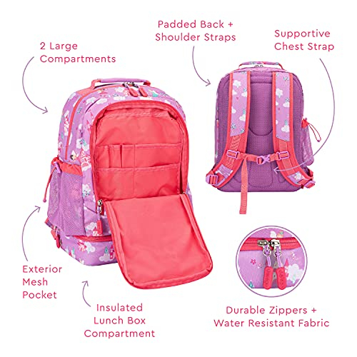 Foto 7 pulgar | Mochila y Bolsa de Almuerzo para Niñas Bentgo Kids Prints 2 en 1 - Venta Internacional