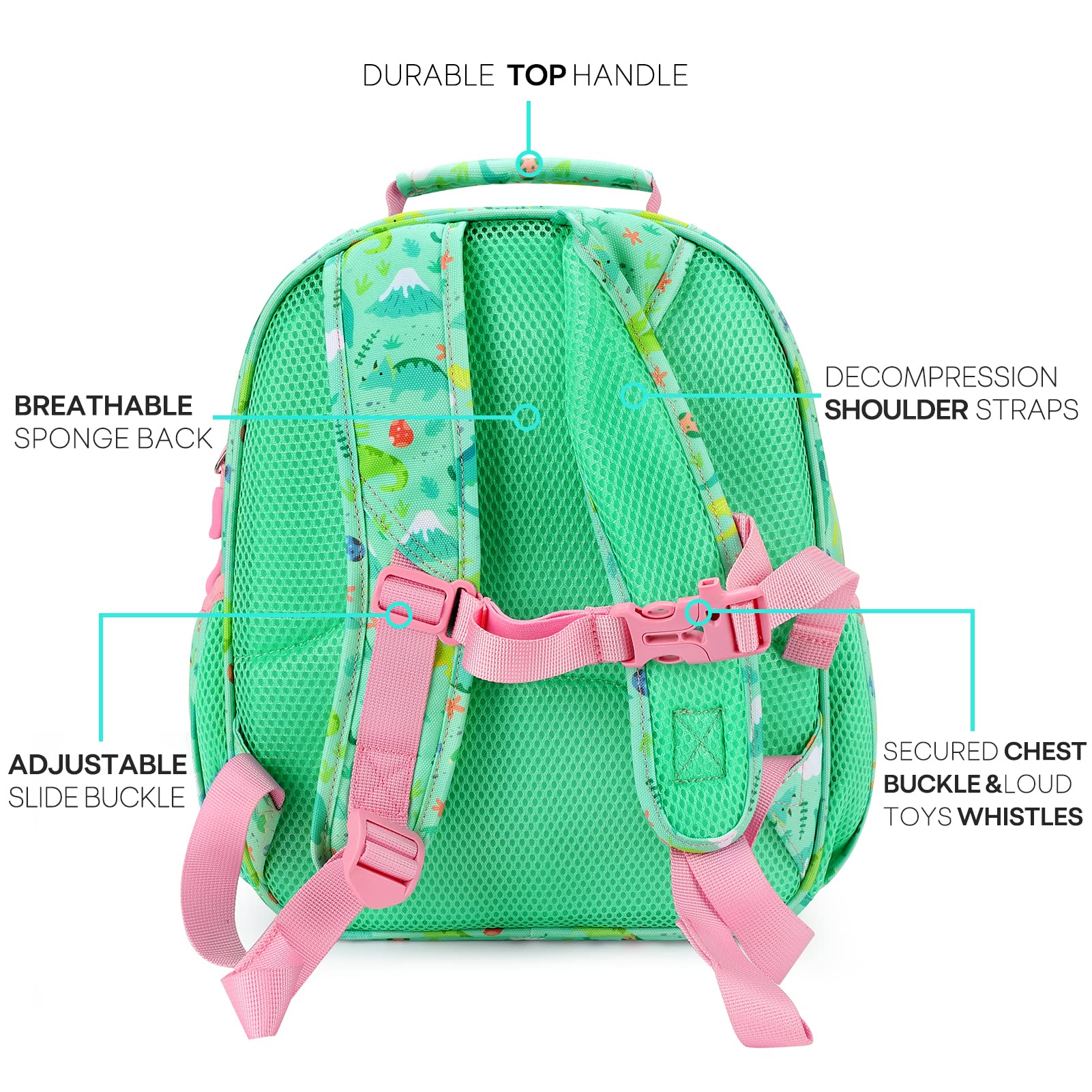 Foto 5 pulgar | Mochila Mibasies Verde Infantil-Venta Internacional