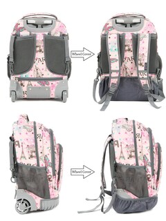 Foto 4 | Mochila con Ruedas Tilami Kids 45 cm Rosa - Venta Internacional