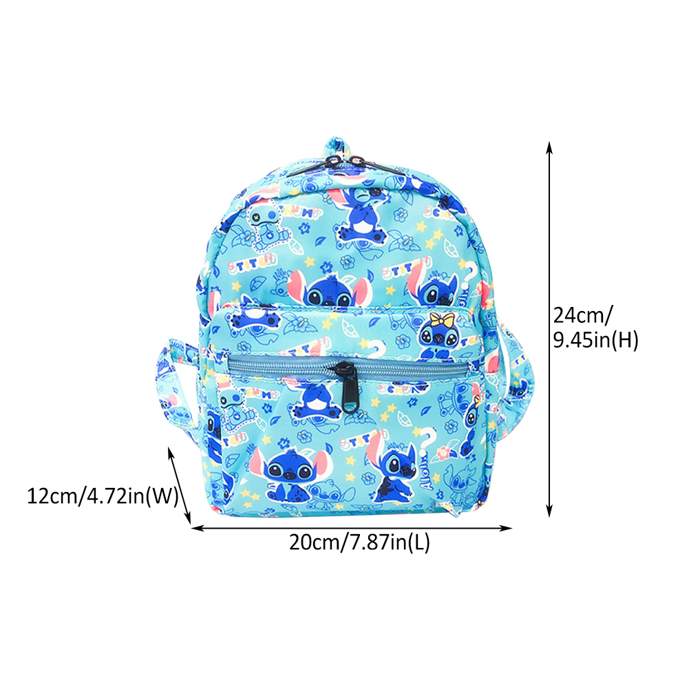 Foto 3 pulgar | Minimochila Ajustable con Estampado de Stitch para Niños y Adultos - Venta Internacional