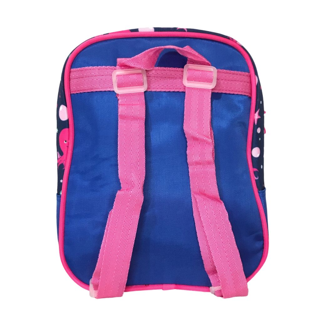 Foto 5 | Kit Mochila, Lonchera Y Lapicero Sirena Df-4272 Azul