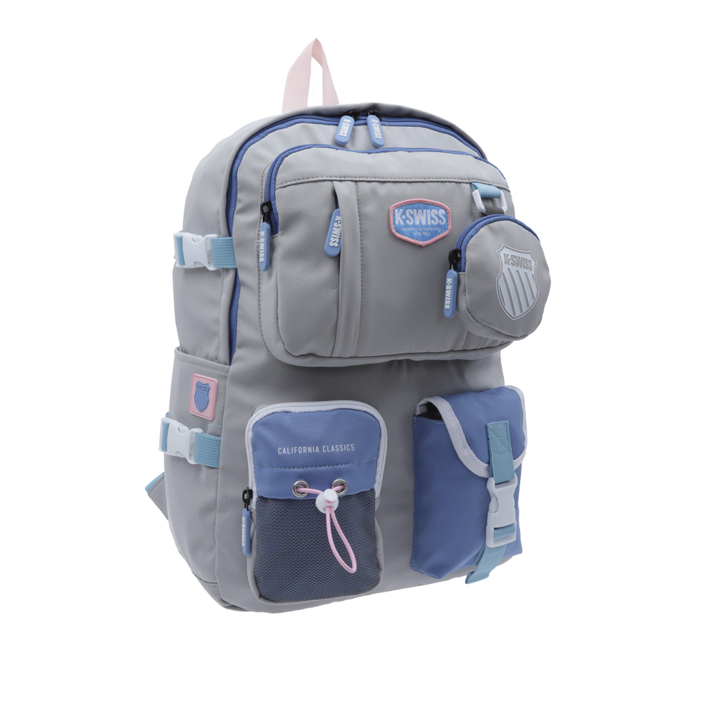 Foto 3 pulgar | Mochila K-swiss Beth Color Gris Unisex