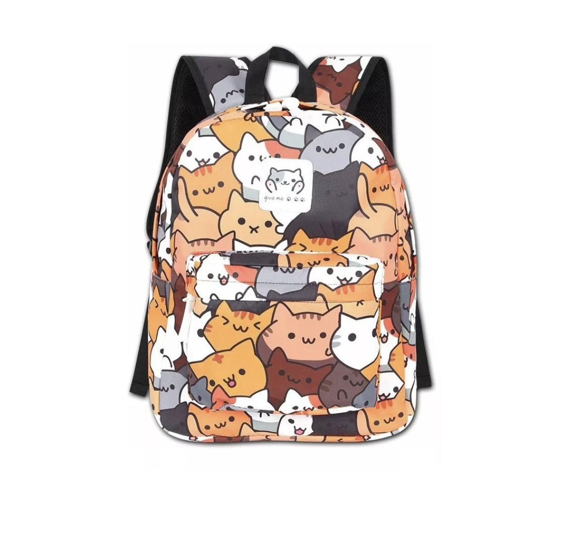 Foto 2 pulgar | Mochila Backpack Estampado Gatito Preescolar Primaria Kawaii T