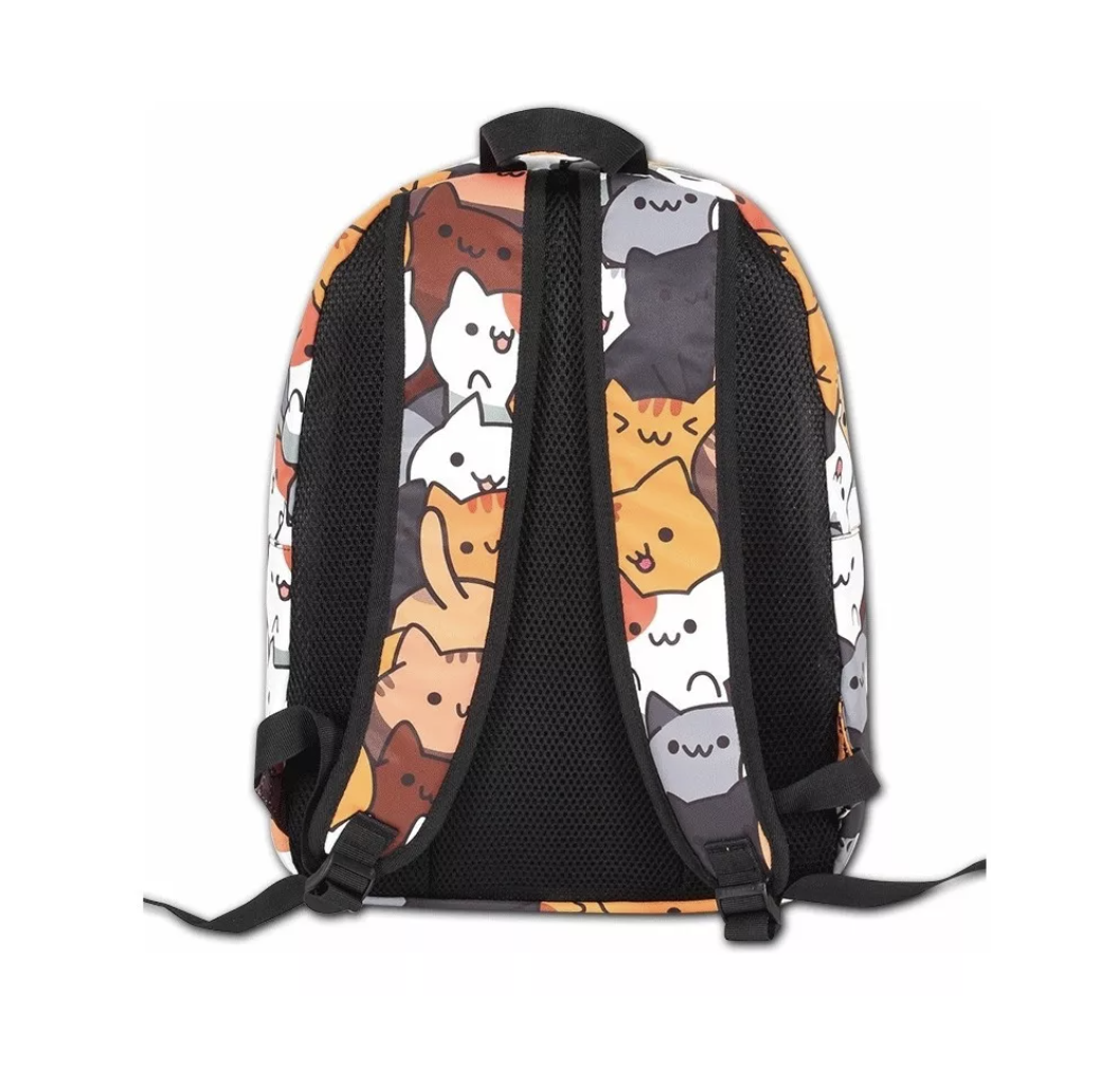 Foto 3 pulgar | Mochila Backpack Estampado Gatito Preescolar Primaria Kawaii T