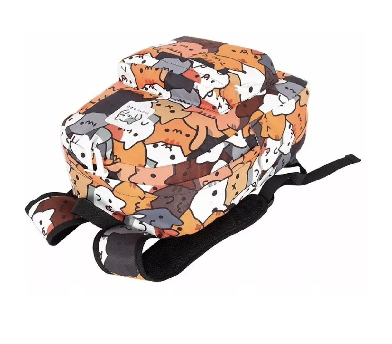 Foto 6 pulgar | Mochila Backpack Estampado Gatito Preescolar Primaria Kawaii T