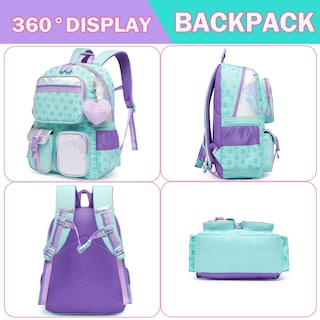 Foto 3 | Mochila Escolar Meetbelify Azul Infantil-Venta Internacional