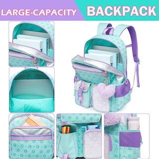 Foto 4 | Mochila Escolar Meetbelify Azul Infantil-Venta Internacional