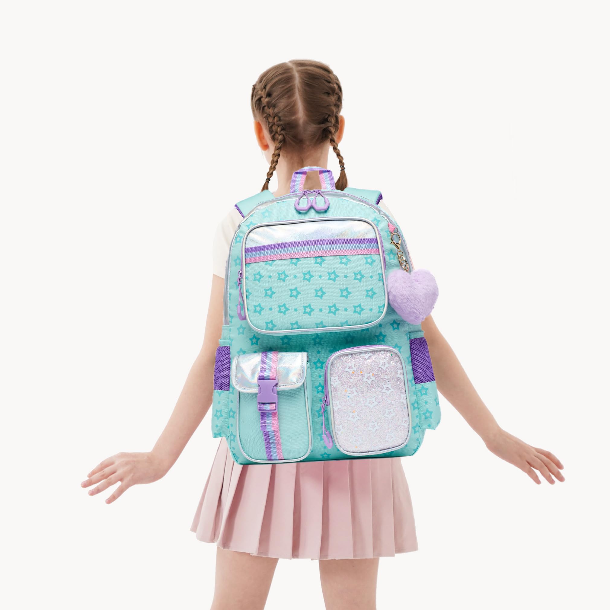 Foto 7 pulgar | Mochila Escolar Meetbelify Azul Infantil-Venta Internacional