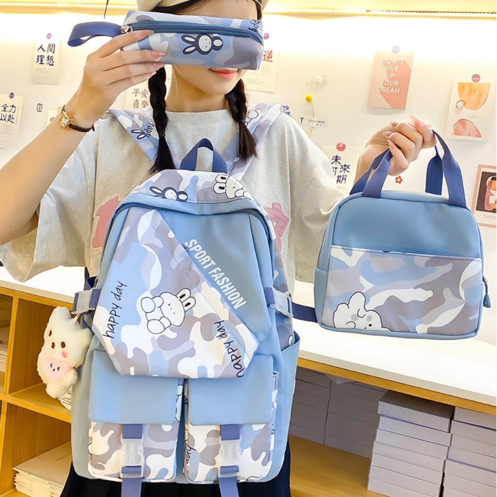 Foto 8 pulgar | Mochila con Lonchera y Lapicera para Niña-Venta Internacional