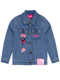Foto 1 | Chaqueta Barbie Para Niñas, Vaqueros Bordados, Azul - Venta Internacional.