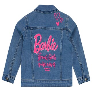 Foto 5 | Chaqueta Barbie Para Niñas, Vaqueros Bordados, Azul - Venta Internacional.
