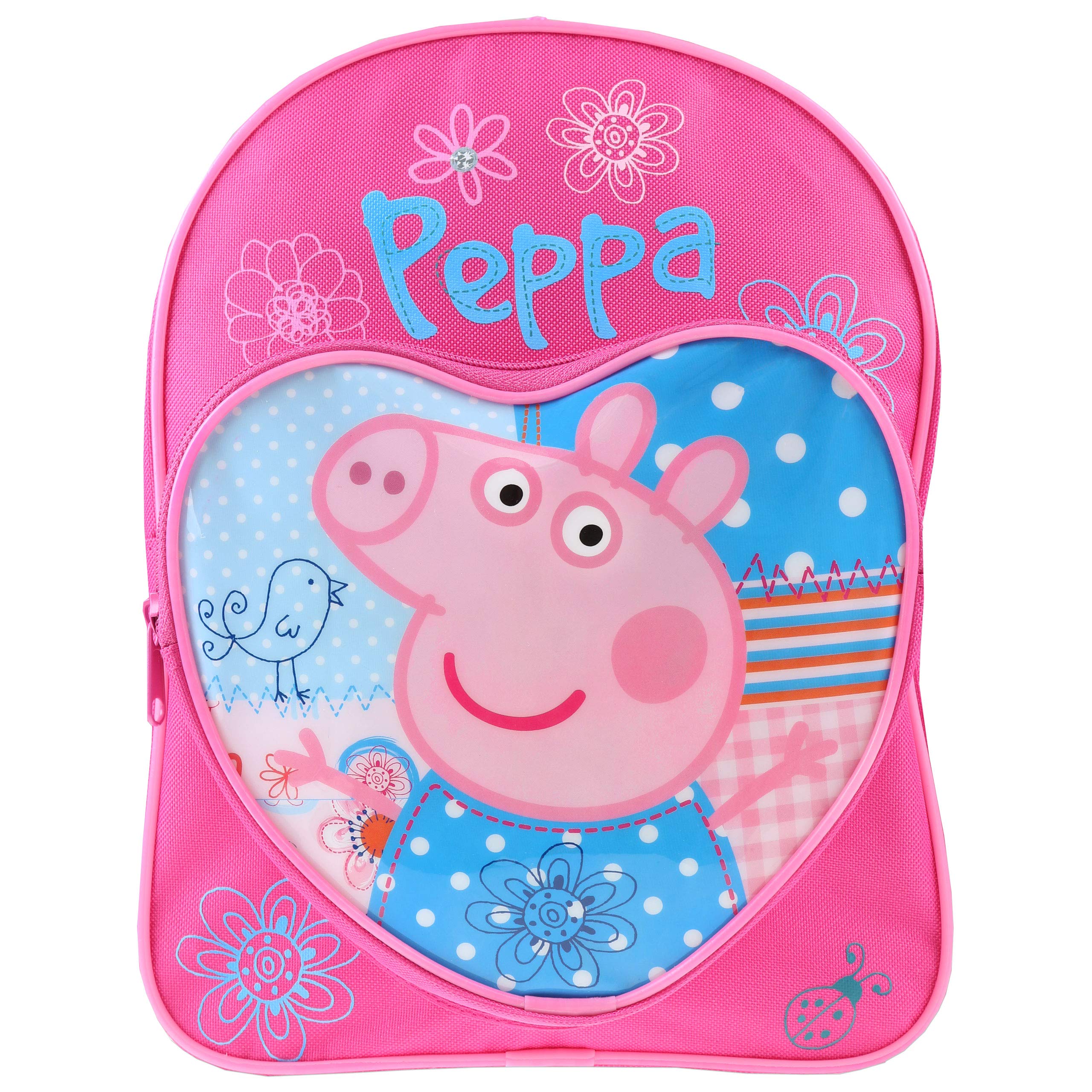 Foto 2 pulgar | Mochila Escolar Peppa Pig Para Niñas, Mochila Para Libros, Color Rosa - Venta Internacional.
