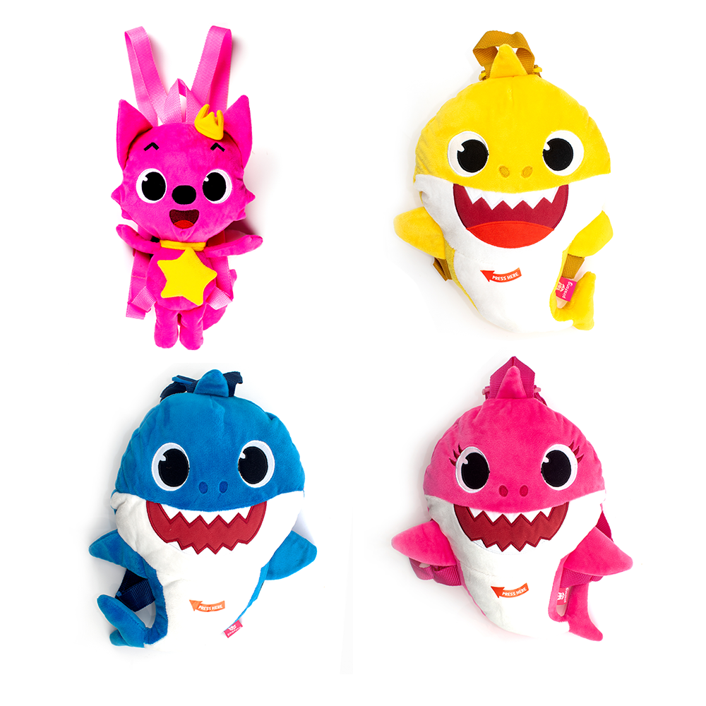 Set De Mochilas De Preescolar Baby Shark Original Combo