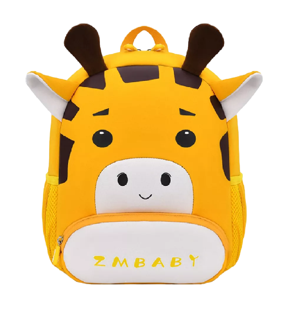 Foto 2 pulgar | Mochila Escolar Impermeable 20l Amarillo Jirafa