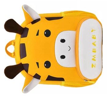 Foto 3 | Mochila Escolar Impermeable 20l Amarillo Jirafa