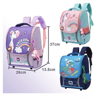 Foto 5 | Mochila Escolar Con Kawaii Unicornio Violeta