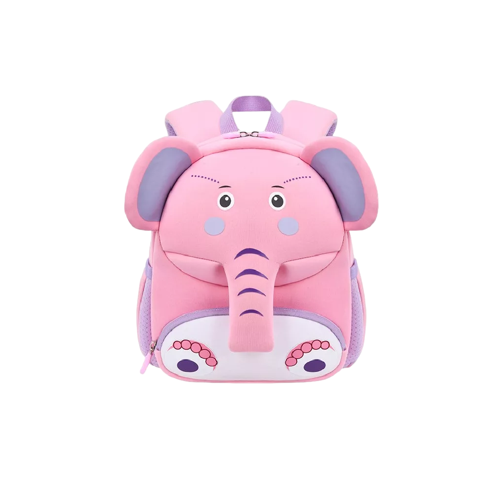 Foto 1 | Mochila Escolar Impermeable Ligero Transpirable Rosa Elefante