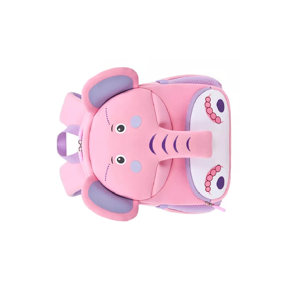 Foto 4 pulgar | Mochila Escolar Impermeable Ligero Transpirable Rosa Elefante