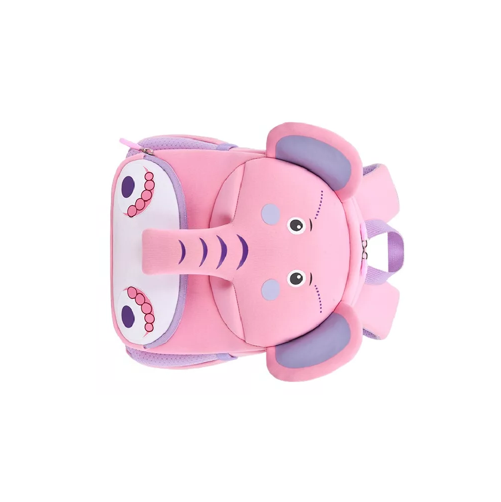 Foto 4 | Mochila Escolar Impermeable Ligero Transpirable Rosa Elefante