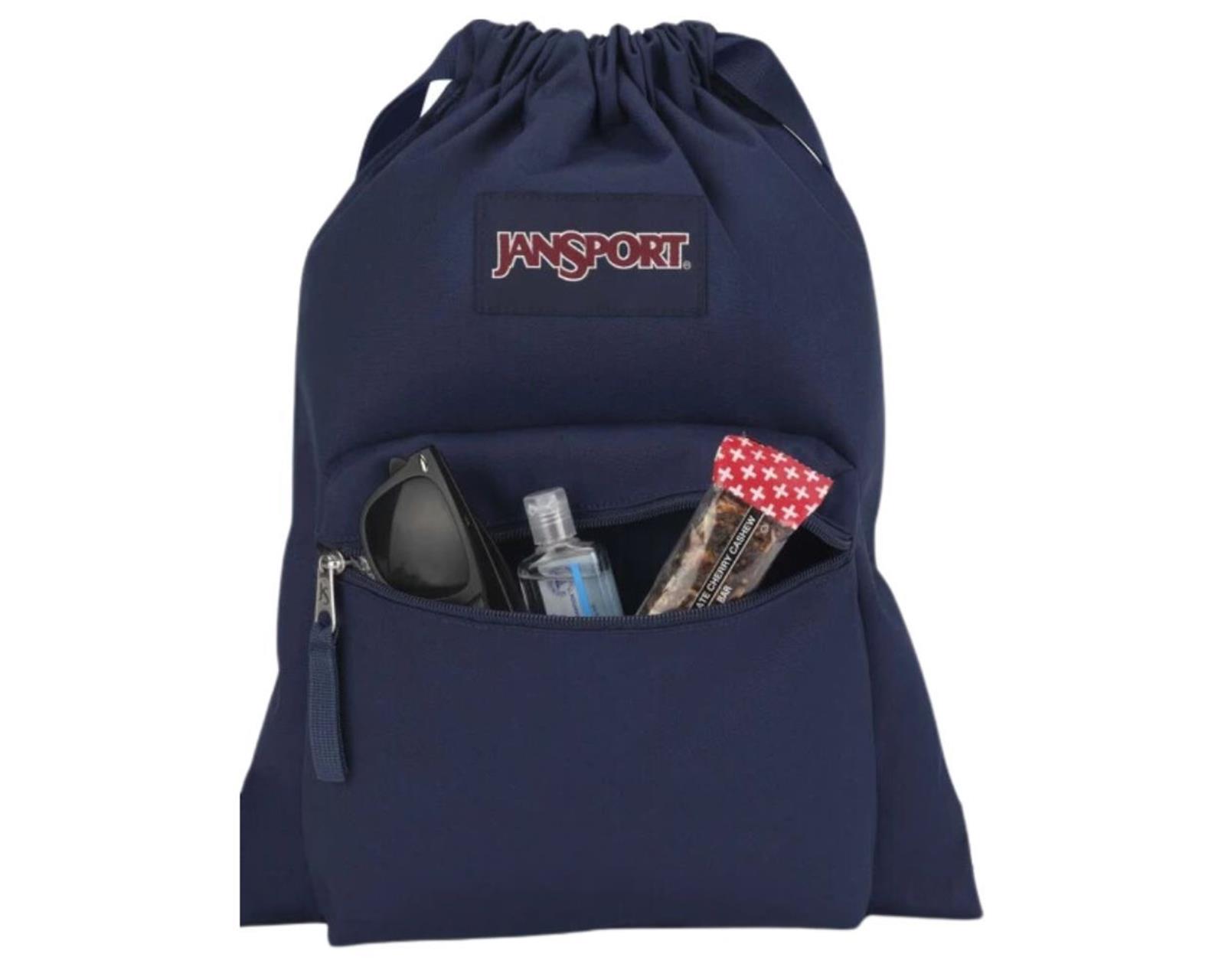 Foto 4 pulgar | Mochila Jansport Draw Sack Azul Js0a83lq003 Color Azul