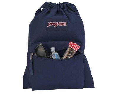 Foto 3 | Mochila Jansport Draw Sack Azul Js0a83lq003 Color Azul