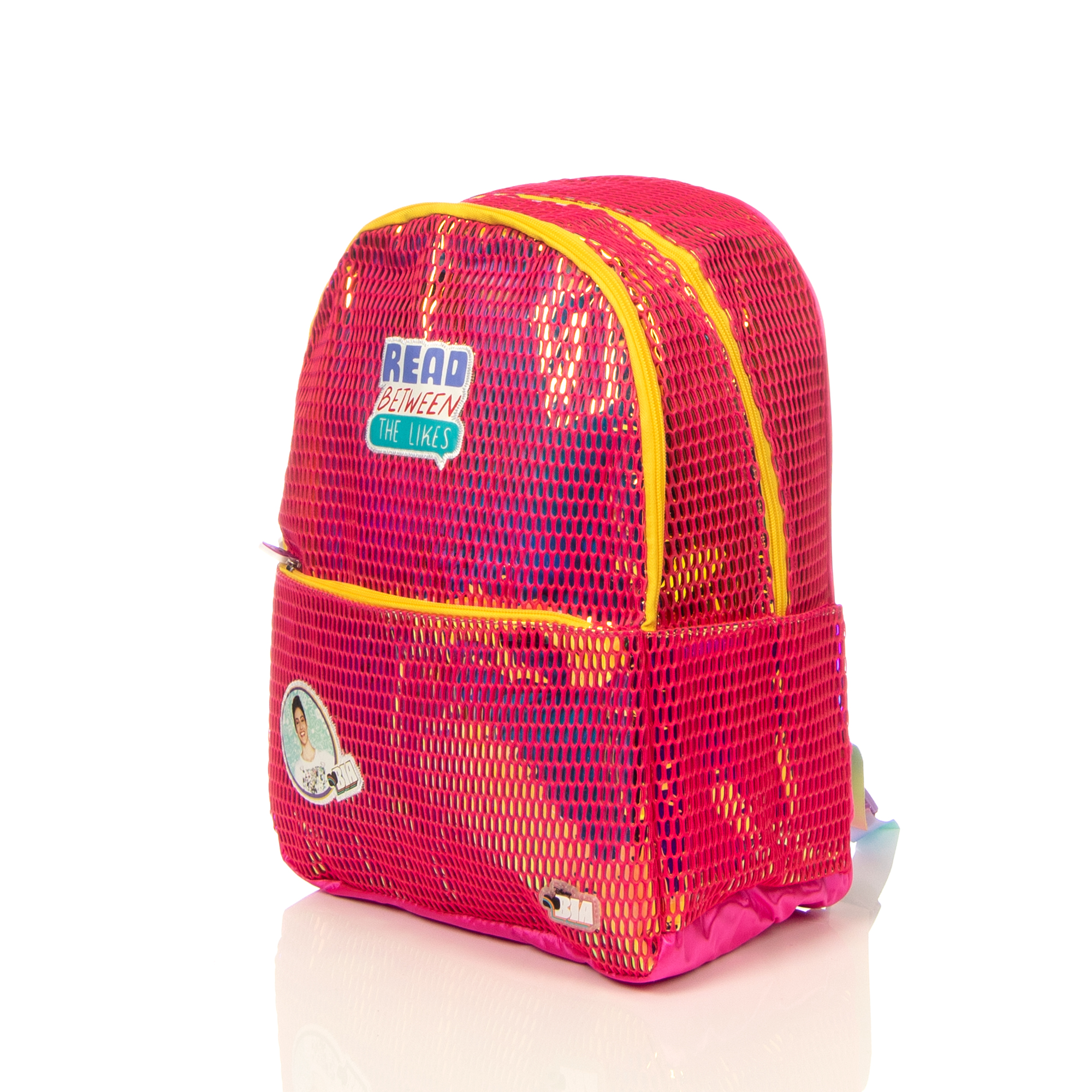 Foto 4 pulgar | Mochila De Bía Iridiscente Con Malla