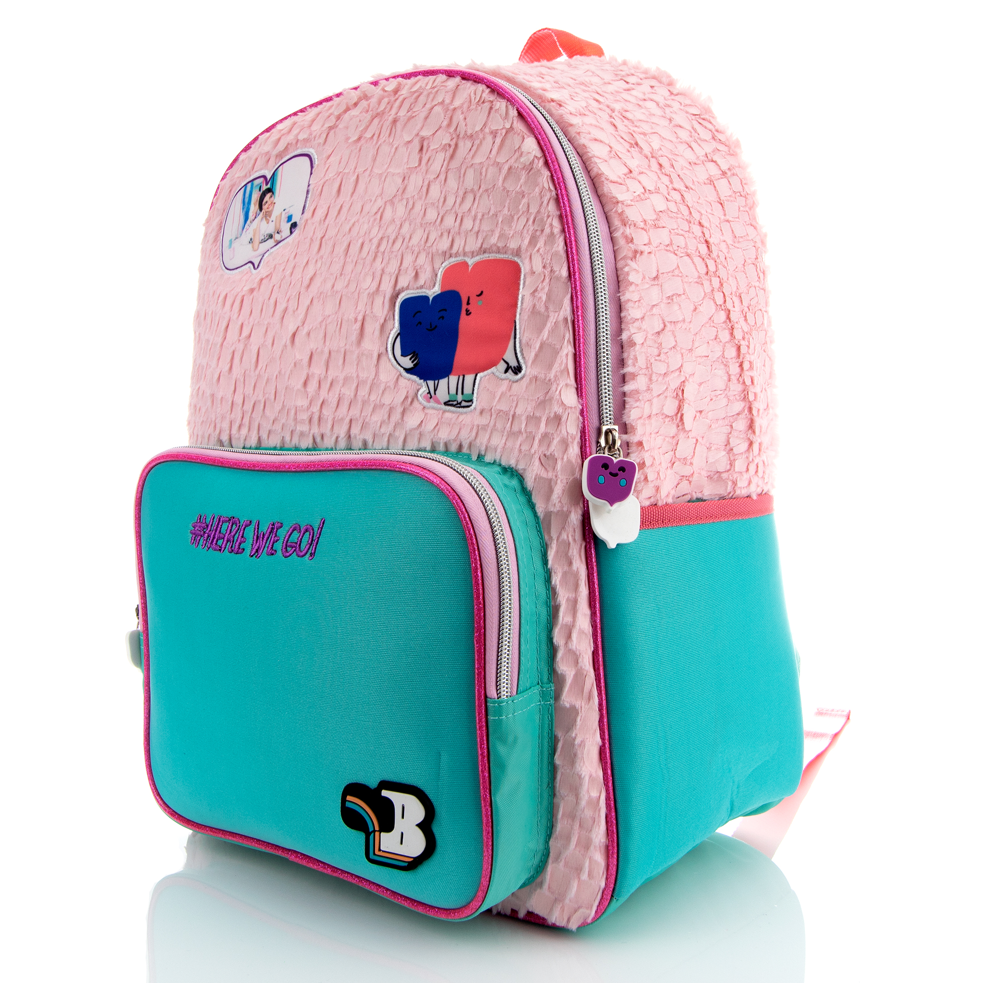Foto 3 | Mochila De Bía  Felpa Con Textura
