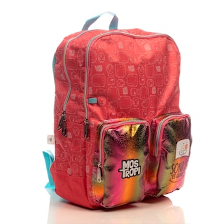 Foto 2 | Mochila Mostropi Sonrie Es Gratis Backpack Rosa