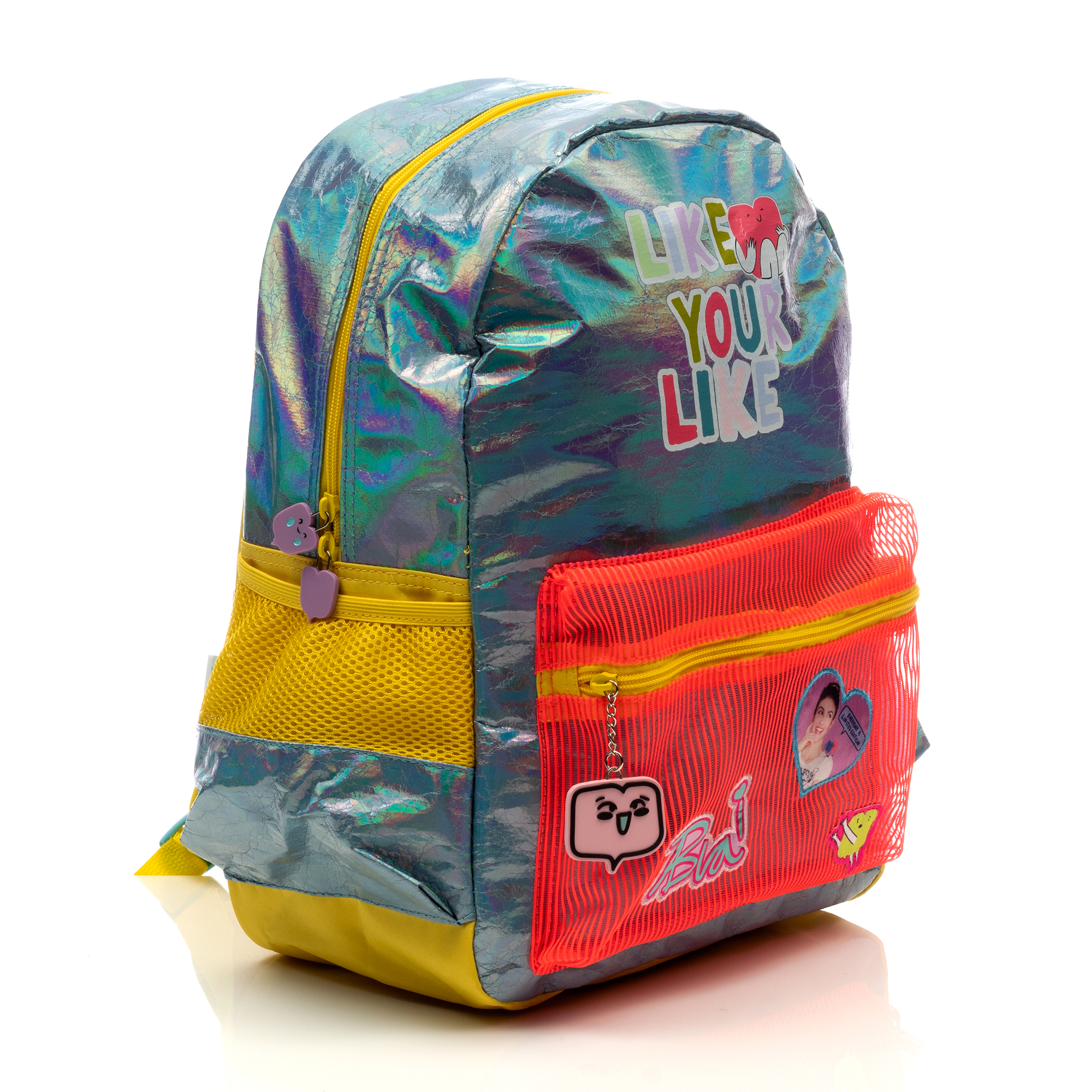 Foto 2 | Mochila De Bía Iridiscente Con Textura