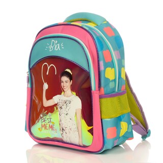 Foto 3 | Mochila De Bía Neopreno Azul Y Rosa