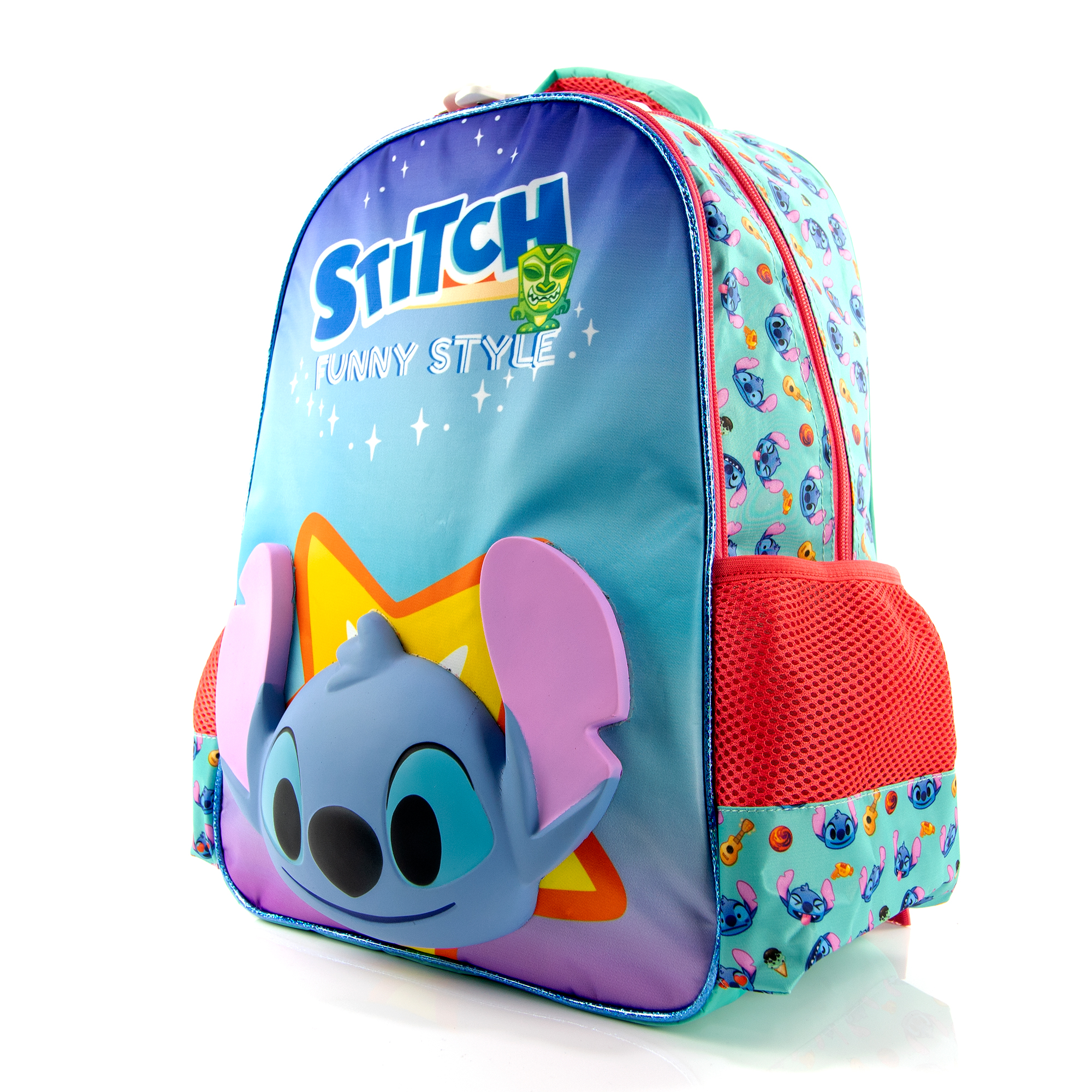 Foto 4 pulgar | Mochila Disney Emoji De Stitch.