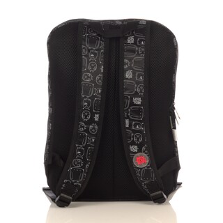 Foto 4 | Mochila Mostropi Sonrie Es Gratis Original Backpack Negro