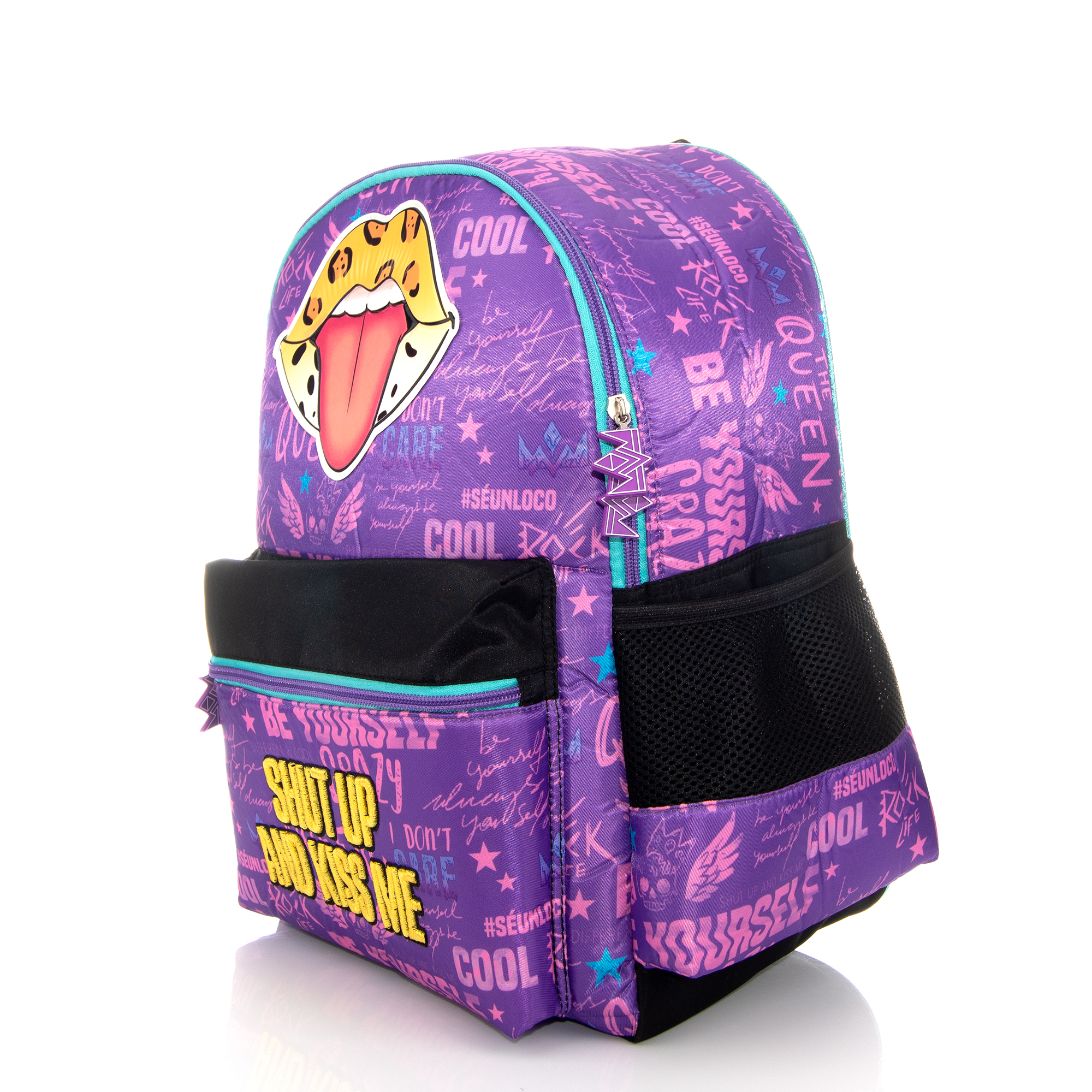Foto 4 pulgar | Mochila Original Los Polinesios Shut Up And Kiss Me