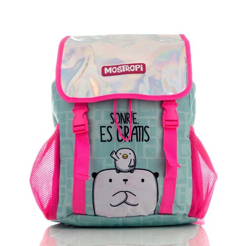 Foto 1 | Mochila Escolar Atm Mostropi Pink
