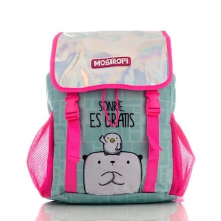 Foto 1 | Mochila Escolar Atm Mostropi Pink