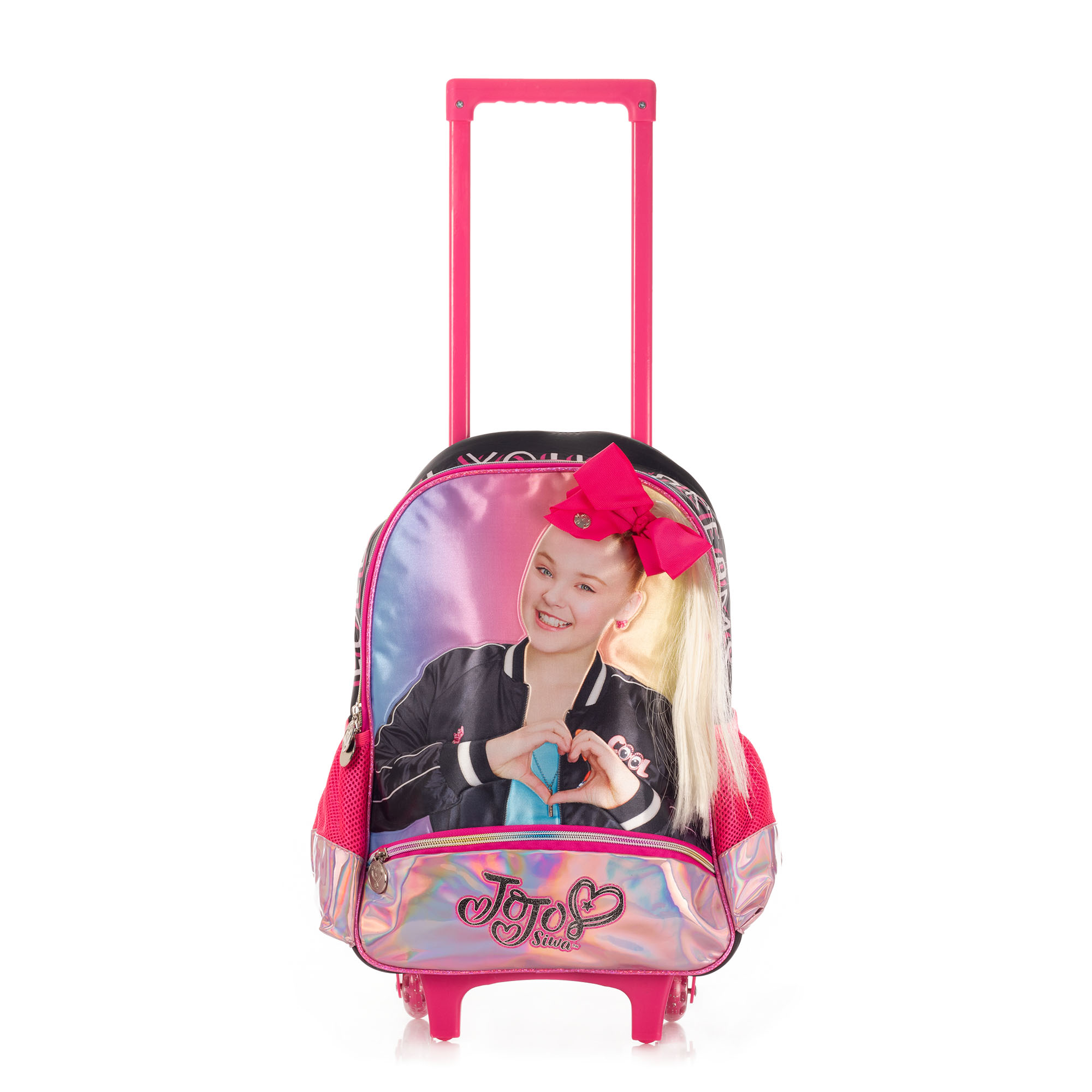 Foto 5 pulgar | Mochila Escolar Jojo Siwa Follow Rosa Con Ruedas