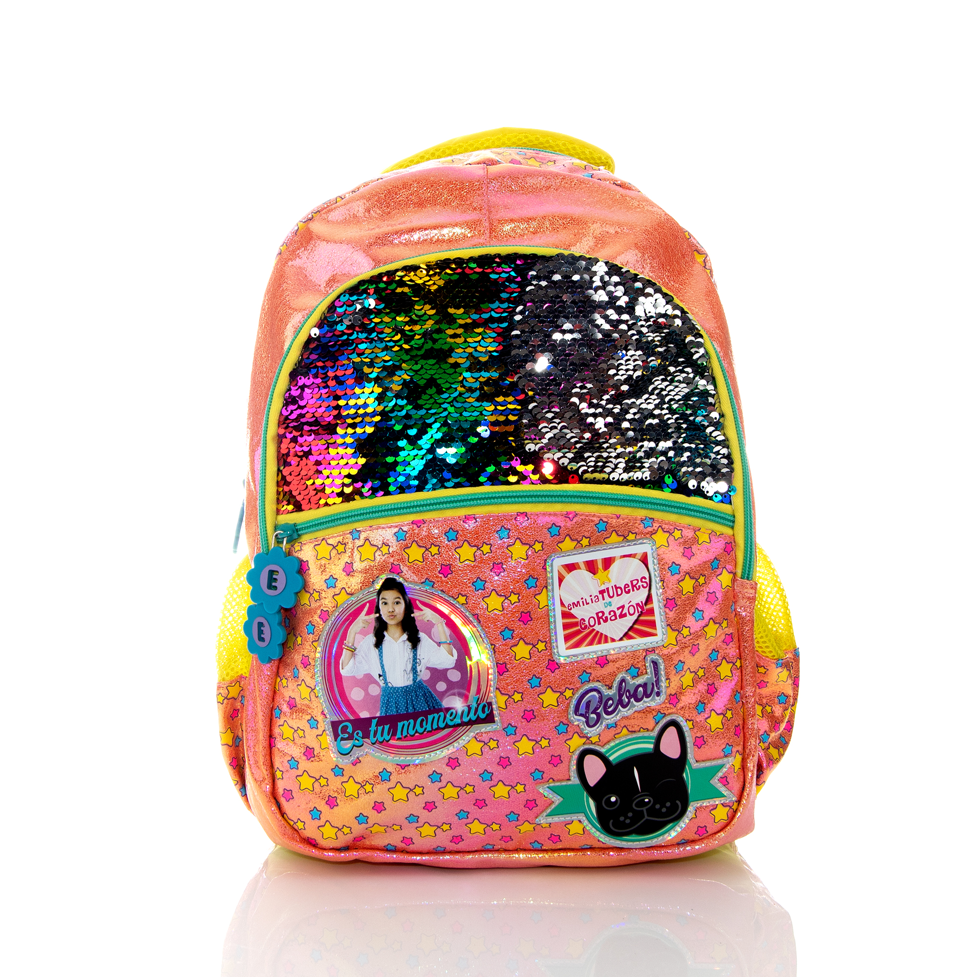 Foto 6 pulgar | Mochila de TV Ana Emilia Parches Iridiscentes